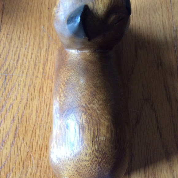 Vintage Hand Carved Wooden-Shelf Cat😺 - Picture 9 of 13